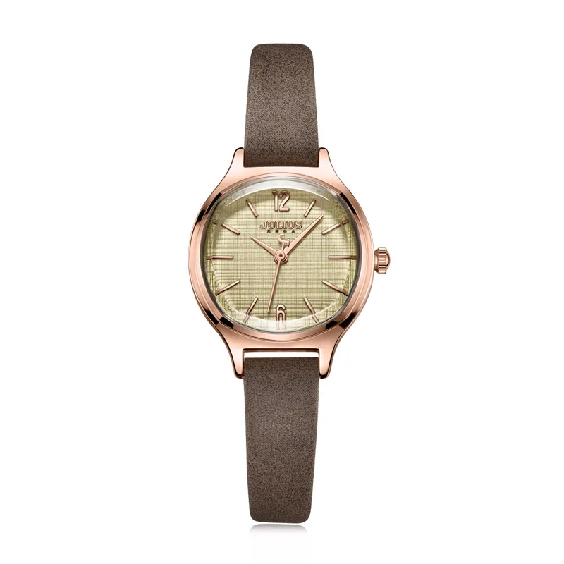 Женские часы маленькие модные в ретро стиле классический браслет из натуральной