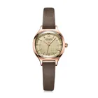 Женские часы, маленькие модные часы в ретро стиле, классический браслет из натуральной кожи, подарок на день рождения и Рождество для девушек, в коробке с надписью Julius