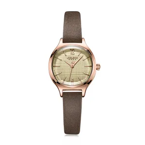 Женские часы, маленькие модные часы в ретро стиле, классический браслет из натуральной кожи, подарок на день рождения и Рождество для девушек, в коробке с надписью Julius