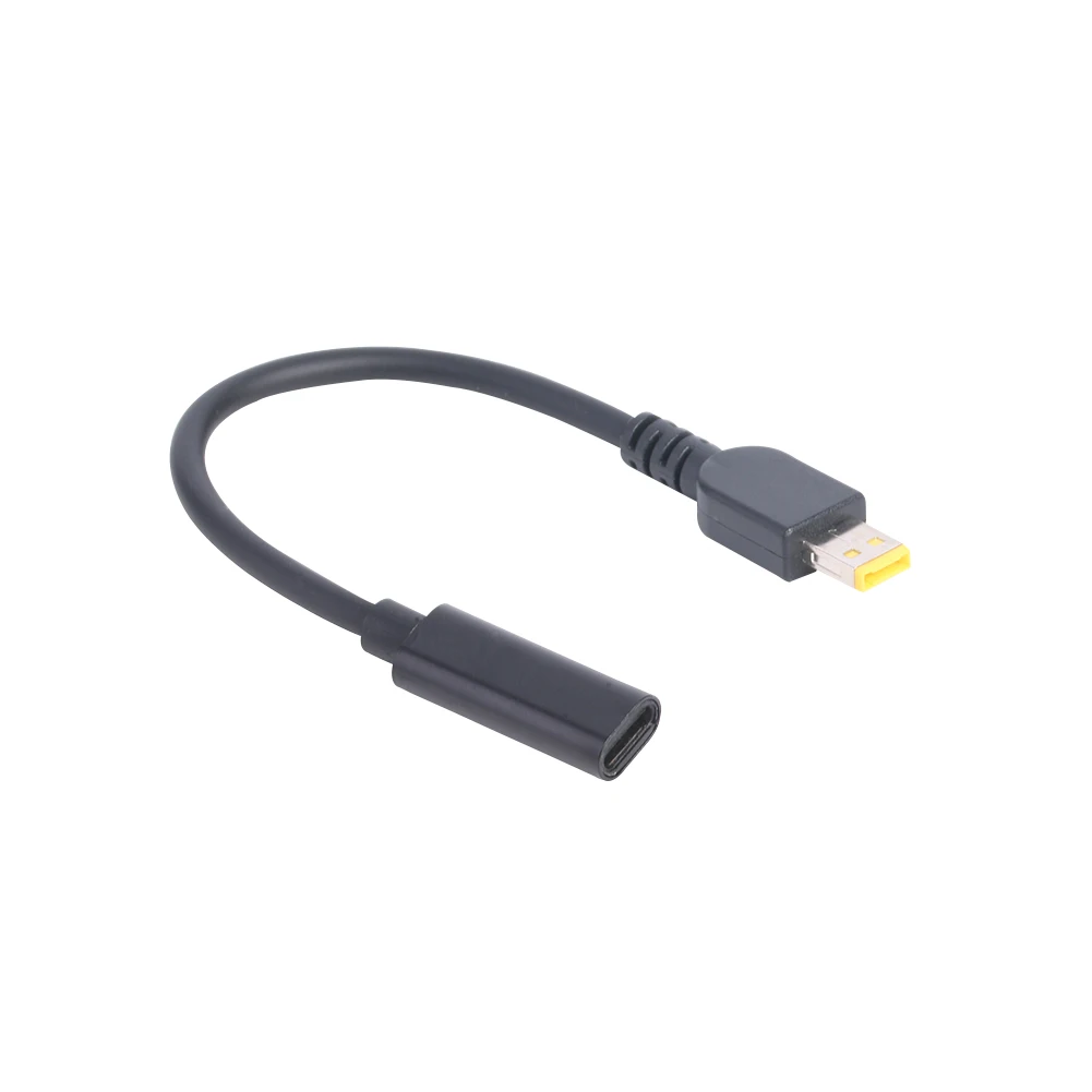 USB Type C Female to DC Connector Adapter PD Charging Power Supply Charger Converter Cable for Lenovo ThinkPad 10 Helix