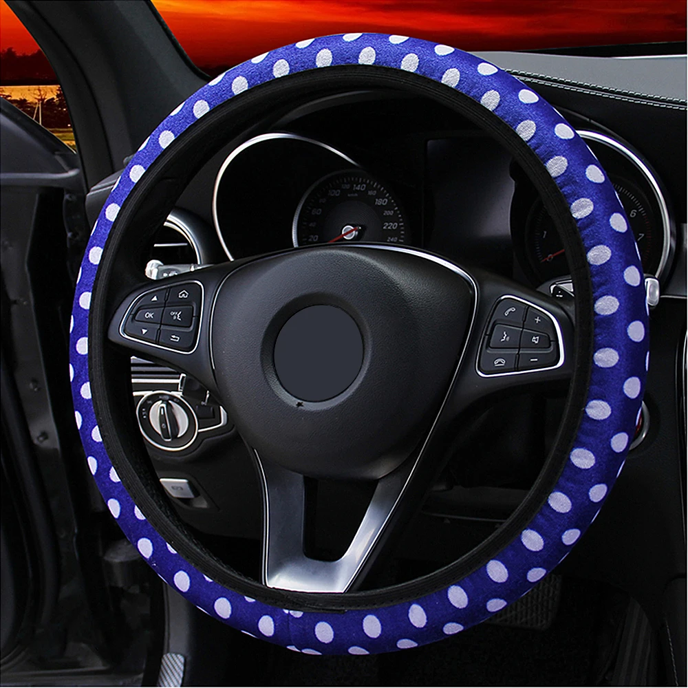 FORAUTO украшение интерьера автомобиля плюшевый чехол на руль Противоскользящий