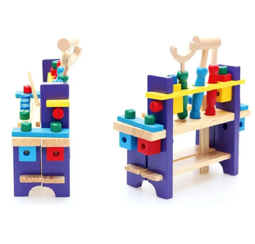 Детская деревянная развивающая игрушка Многофункциональный счастливый