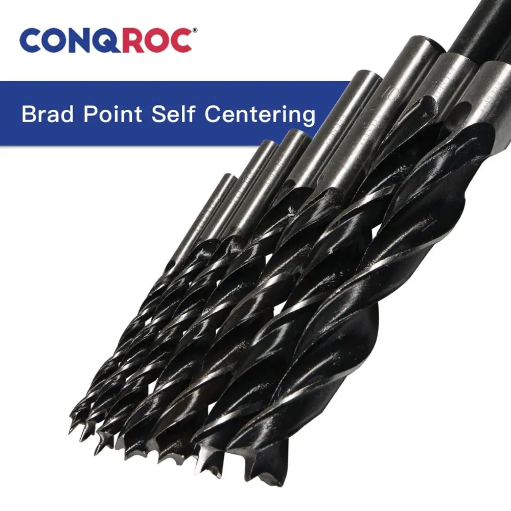 Набор сверл комплект из 7 насадок высокоуглеродистой стали 4 мм 5 6 8 10 12 14 мм|Сверла|