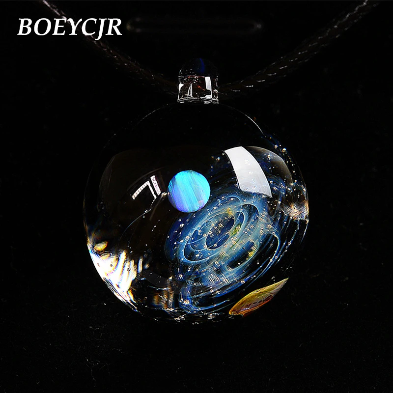 Ожерелье BOEYCJR ожерелье с подвеской из стекла опаловым стеклом в виде звезд на