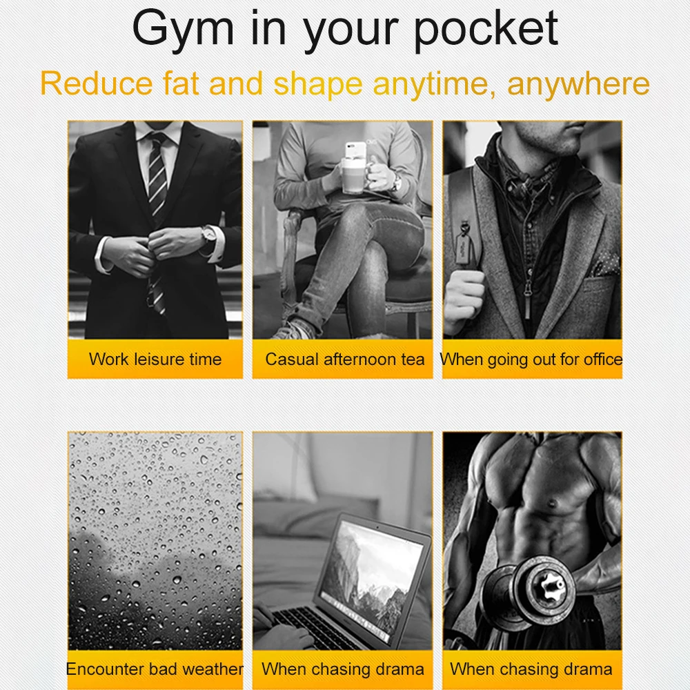 Удаленный стимулятор мышц EMS умный тренажер для брюшного пресса 8 упаковок 3 в 1