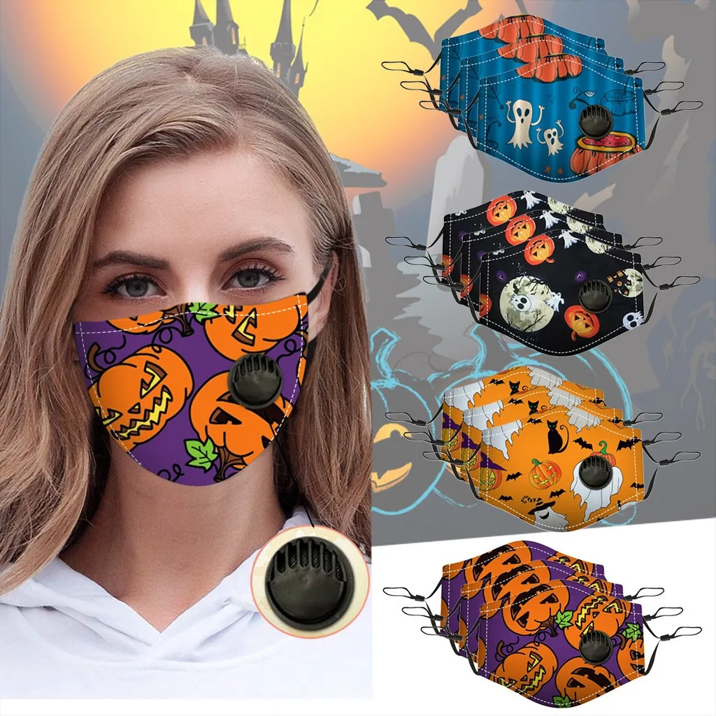 3 шт. Хэллоуин маска на открытом воздухе взрослых пыле ветрозащитный защитная