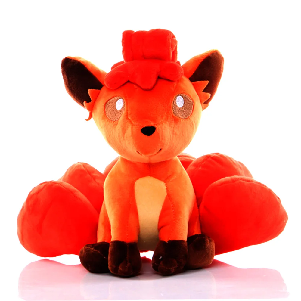20CM White Brown Ice Vulpix Plush Dolls Toy Game Anime Six-Tailed Fox Kids Boy Girl Birthday Christmas | Игрушки и хобби