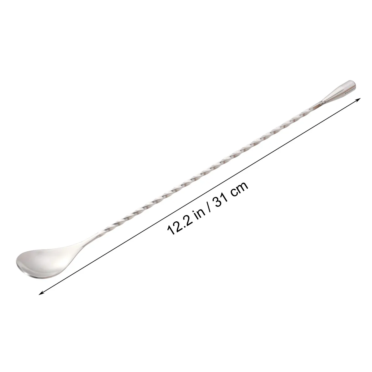 304 нержавеющая сталь Коктейльные Палочки Резьбовая барная ложка палочка длинный