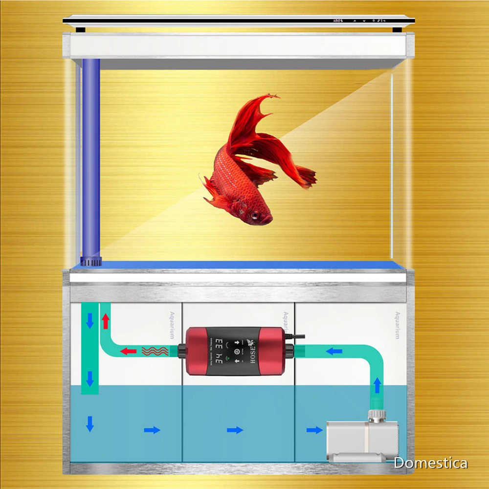 

Fish Tank External Heating Rod 500/800/1000/1200W 220V Display External Heater Connected To Tank Automatic Constant Temperature
