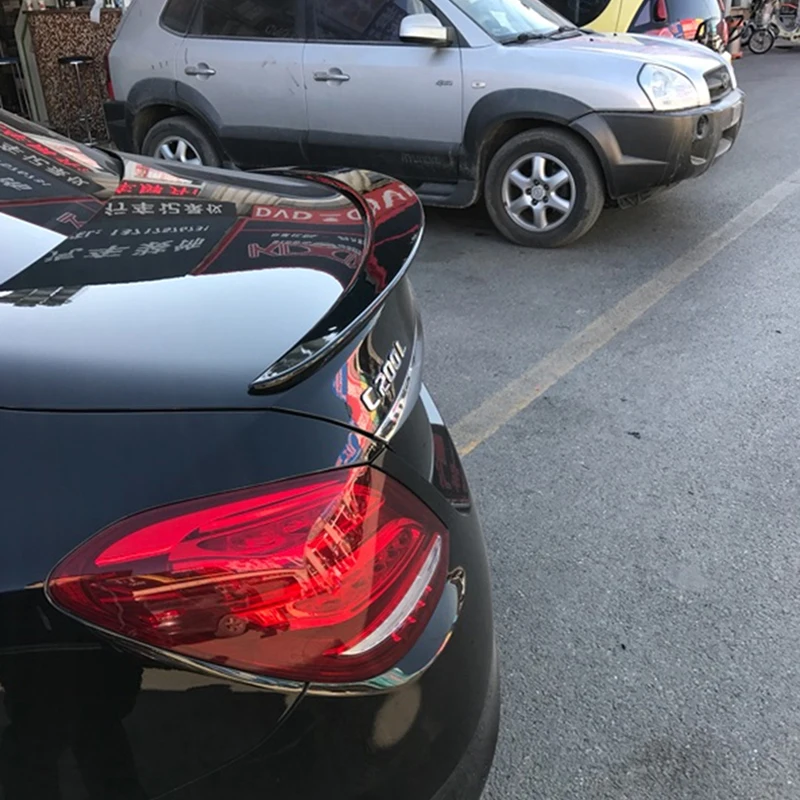Спойлер для Mercedes Benz W205 2016 18 C180/C200/C230 c класс спойлер высокого качества из