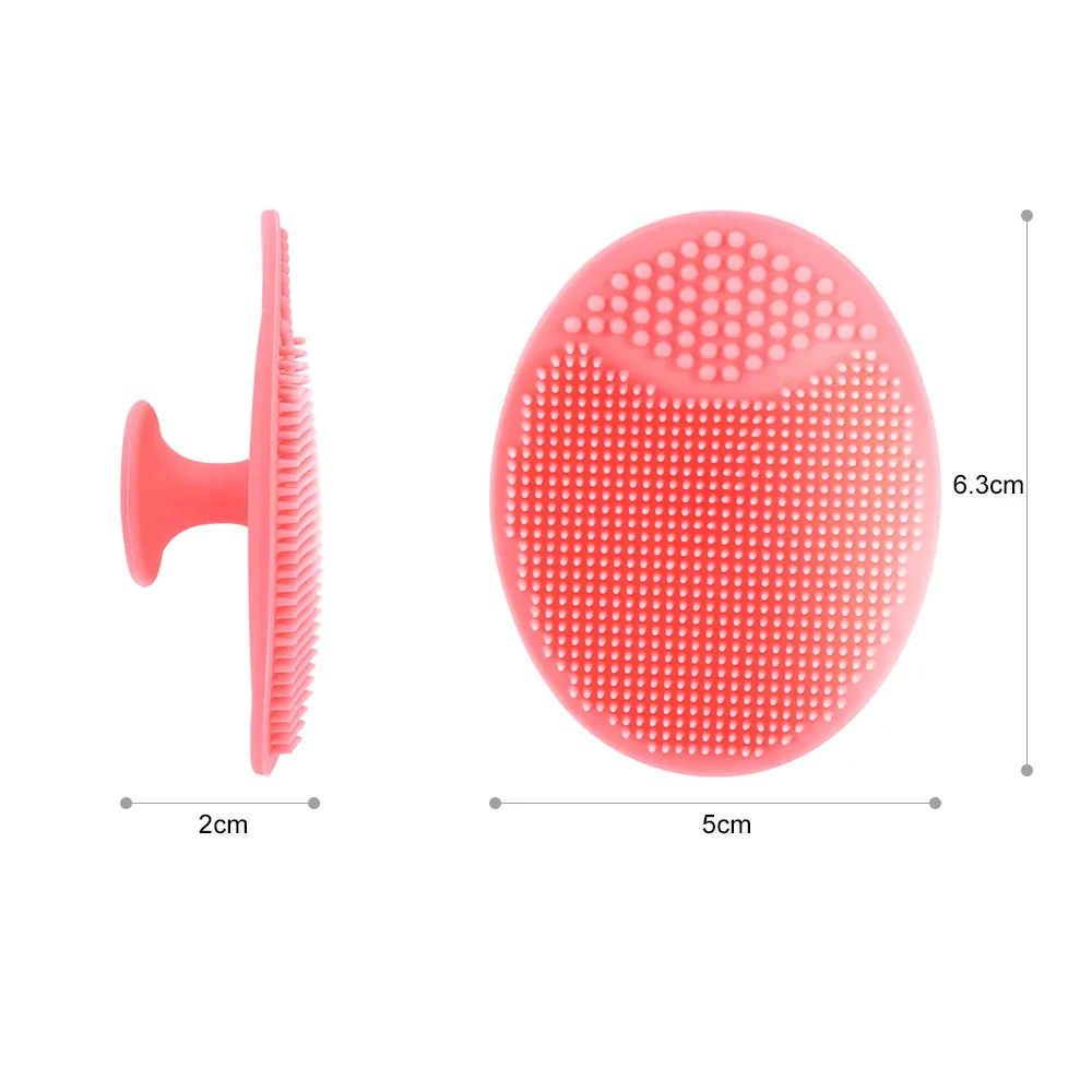 Silicone Facial Wash Pad Exfoliating Blackhead Removal Face Cleaning Brush Tool Soft Deep Brushes Care | Красота и здоровье