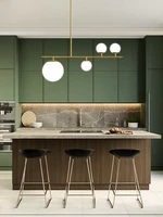 modern simplicity led chandelier lighting nordic blackgolden kitchen decor lamps dining room island hanging lights