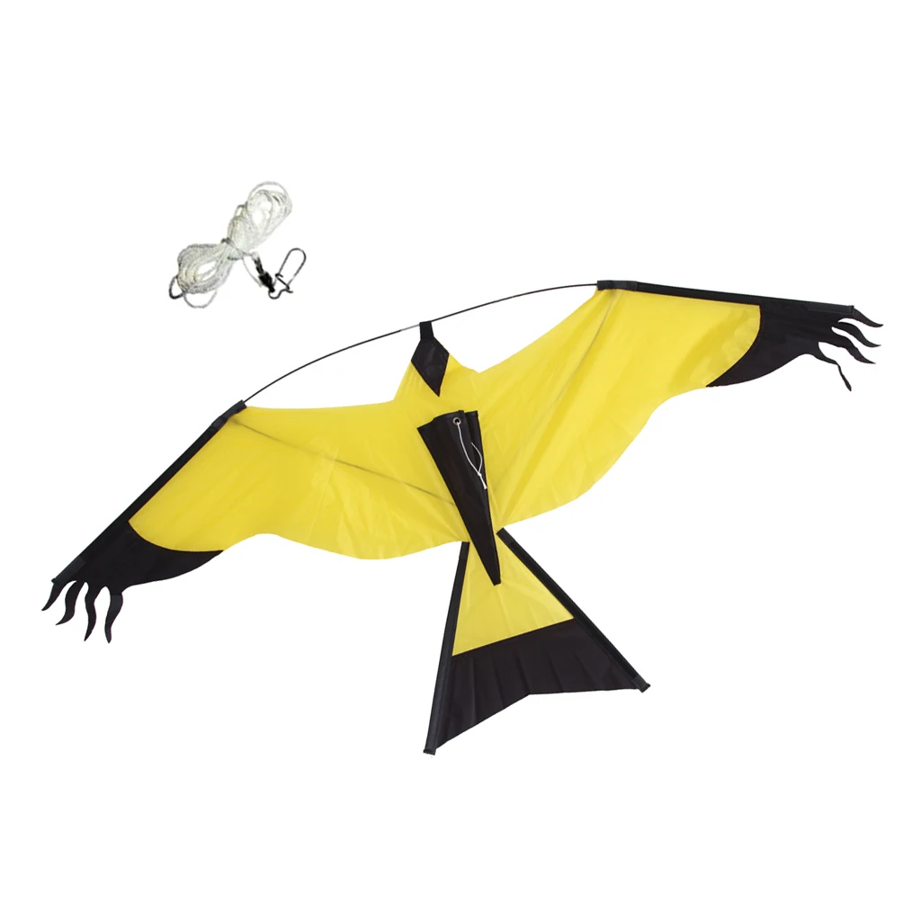 2 шт. отпугиватель птиц летающий воздушный змей в форме ястреба большой виде орла