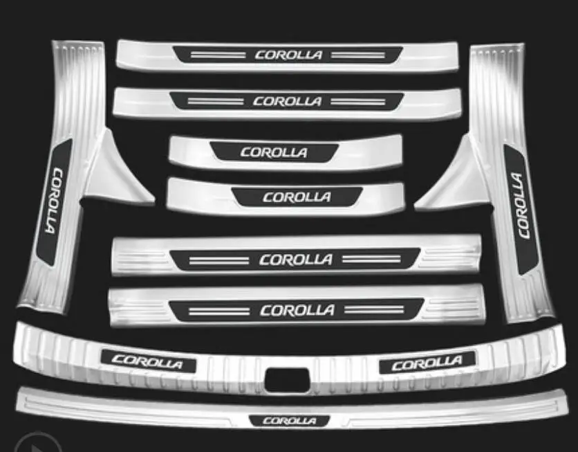 

Накладка на порог для Toyota Corolla 2019 2020 2021 2022