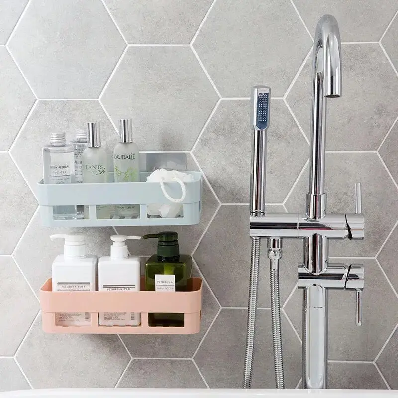 1 шт. Бесплатная Пробивка Ванная комната Кухня пластиковая стойка для хранения