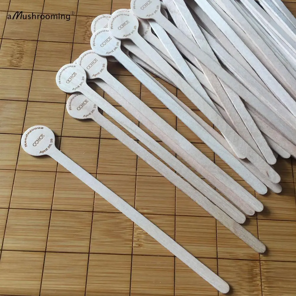 X100 винтажные кофейные мешалки декоративные палочки для закусок деревенские