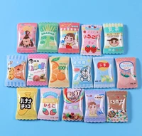 wholesale kawaii candy chips cookies flat back resin diy cabochons scrapbook crafts decoration parts doll house accessories