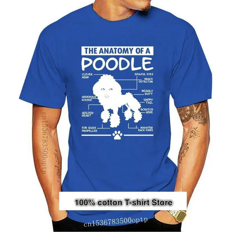 

Nueva camiseta de caniche, regalo divertido para amantes de los perros: Anatomy A Poodle
