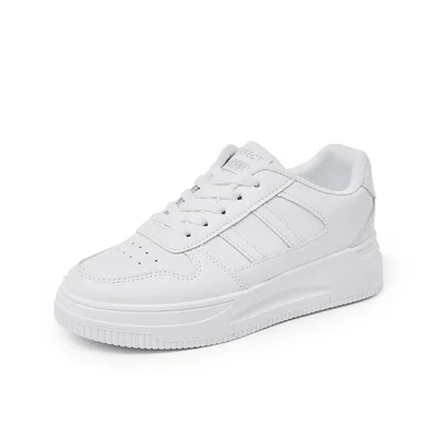 

Spring New White Shoes 2021 Breathable Student Casual Shoes Korean Version INS Leather All-match Lace-up Women's Shoes