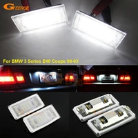 for bmw 3 series e46 coupe 1998 2003 excellent ultra bright led license plate lamp light no obc error car accessories