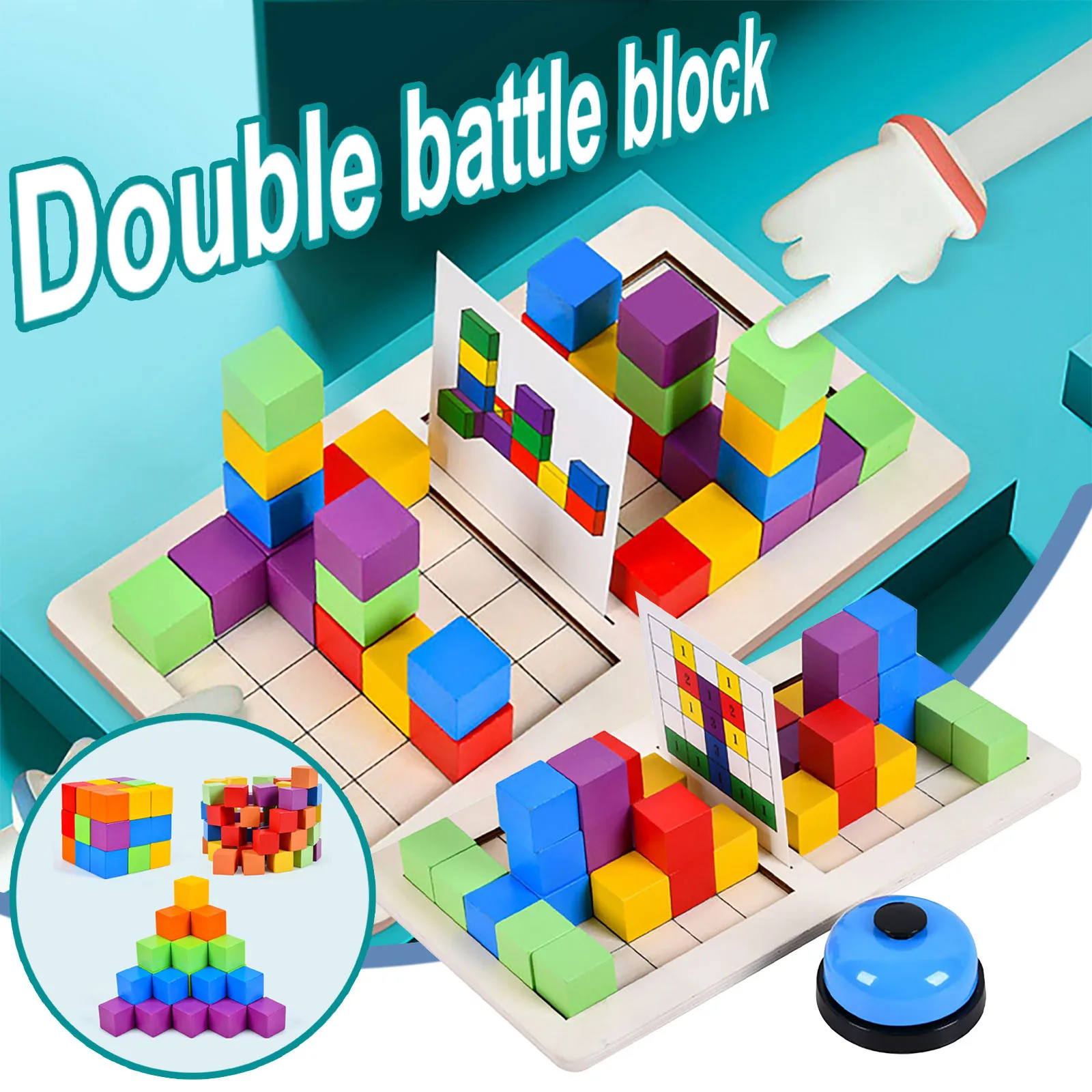 

Interactive Building Block Toys Early Education Puzzle Blocks Focus Training Parent-child Board Game Toys Birthday Xmas Gift