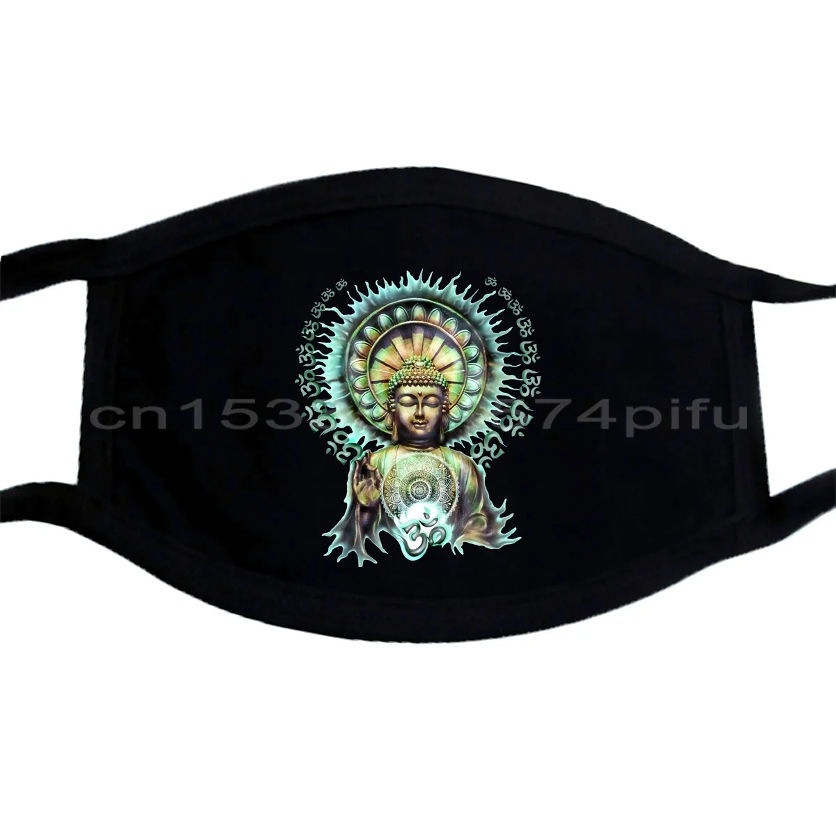Белые маски Jade Ом АУМ Йога Будда чакра медитация Индия дзен ts183 крутая