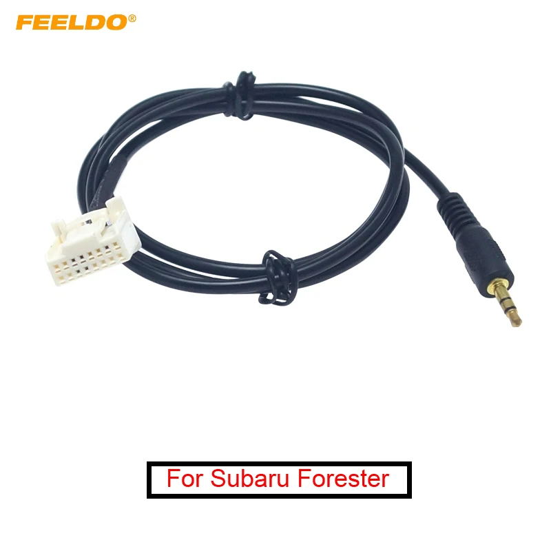 FEELDO 1 шт. 3 5 мм штекер AUX-IN Гнездо аудио кабель для Subaru Forester 2013 расширение