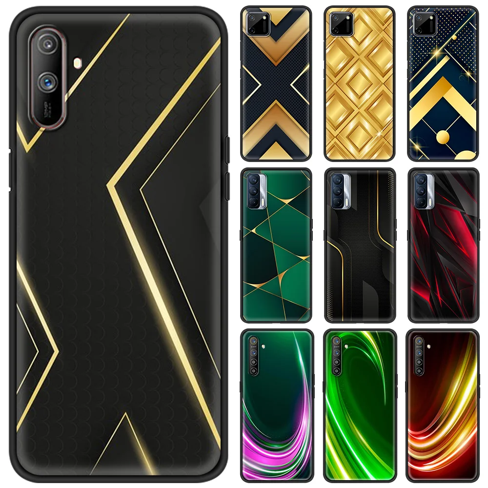 

Case for Realme C3 C11 8 7 7i 6 5 X50 Pro 5G XT Pro V15 C25 GT Neo 5G Soft TPU Phone Fall Cover Shell Light Dark Figures