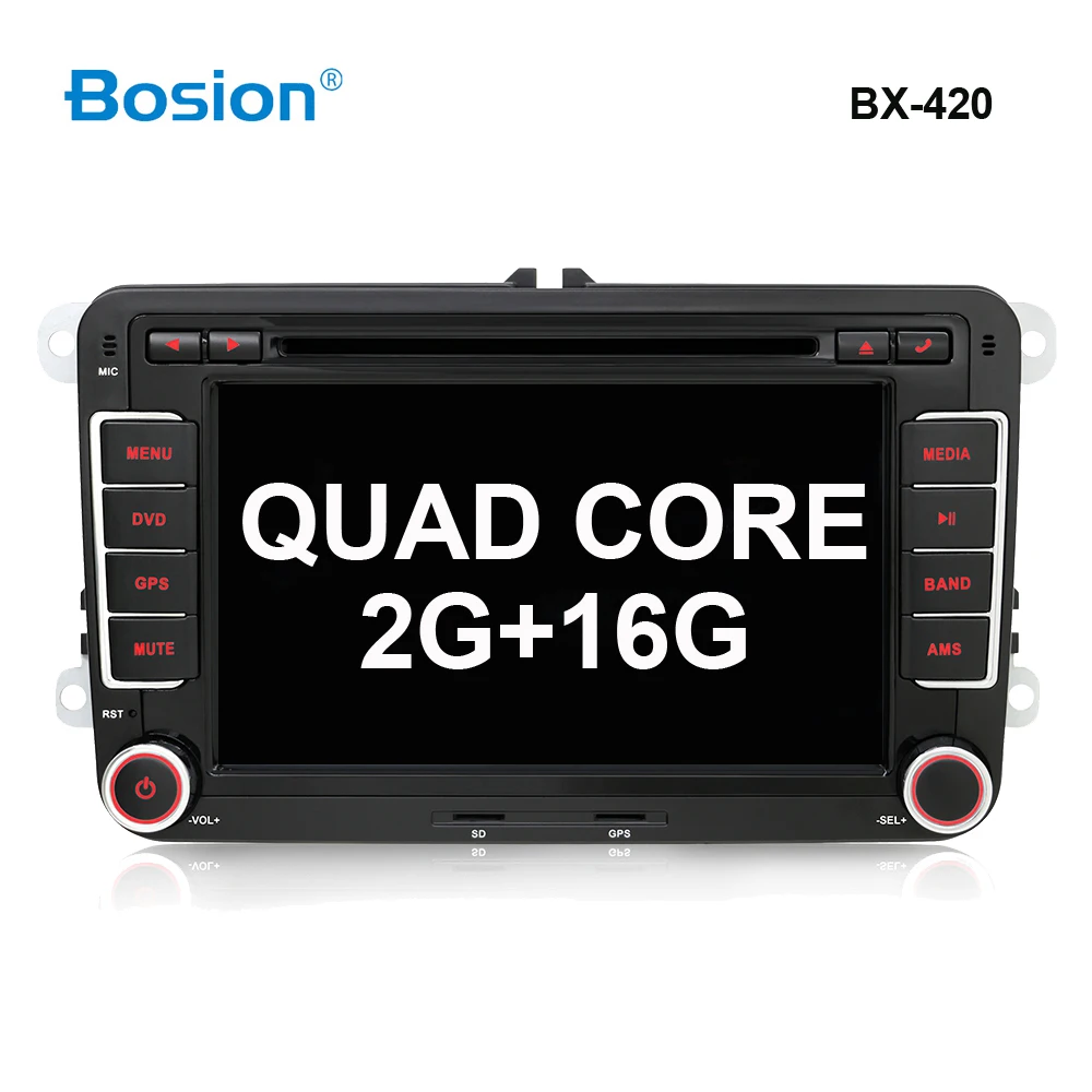 Bosion PX6 2din автомобильный gps Android 9,0 автомобильный dvd-плеер для Volkswagen Skoda POLO GOLF 5 6 PASSAT CC TIGUAN TOURAN Fabia Caddy 4G 64G - Цвет: 4 core 2G 16G