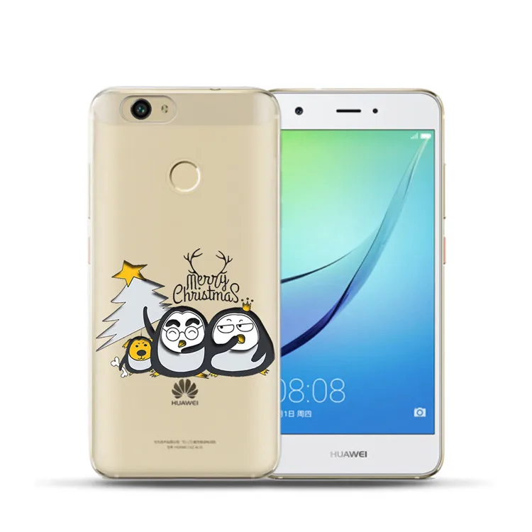 Christmas Printed Silicone Smart Phone Case For Huawei P10 Plus P20 Pro P30 Mate 10 20 Y5 2017 Mobile Back Cover |