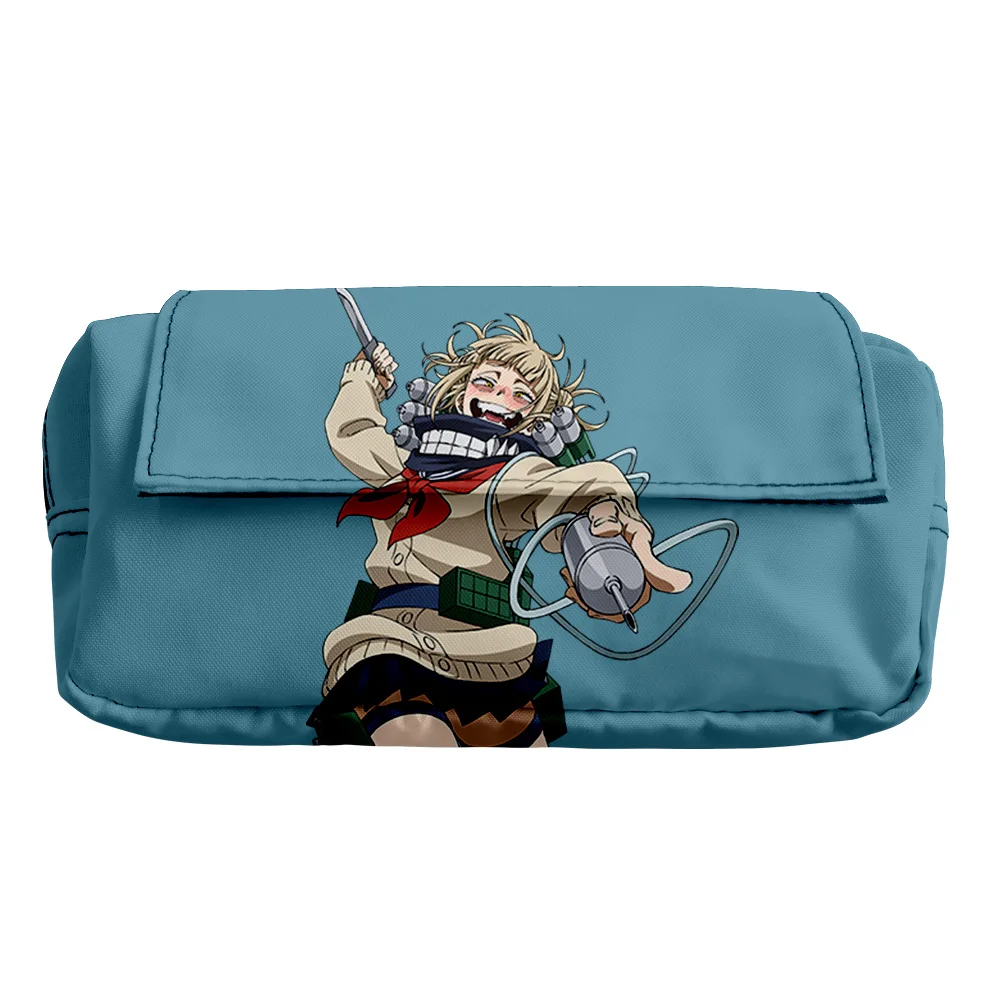 

New My Hero Academia Himiko Toga 3D Merch School Large Clutch bag, Suitable For girls, boys, teenagers, Cute Double Kawaii Bag