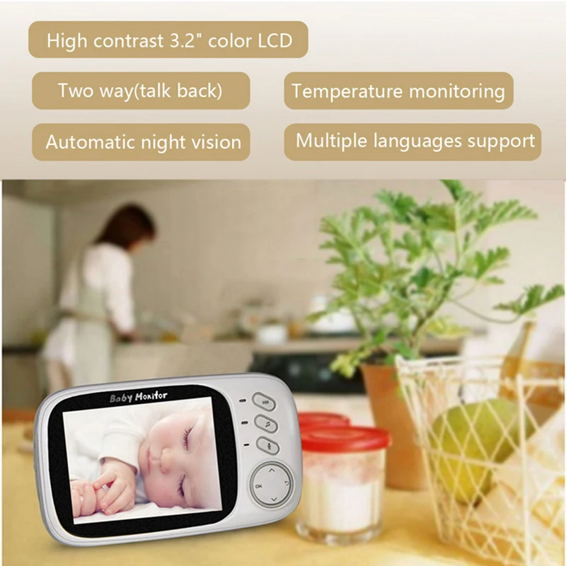 VB603 3 2 дюймов Цвет ЖК дисплей Экран дисплея Автоматическая Ночное видение