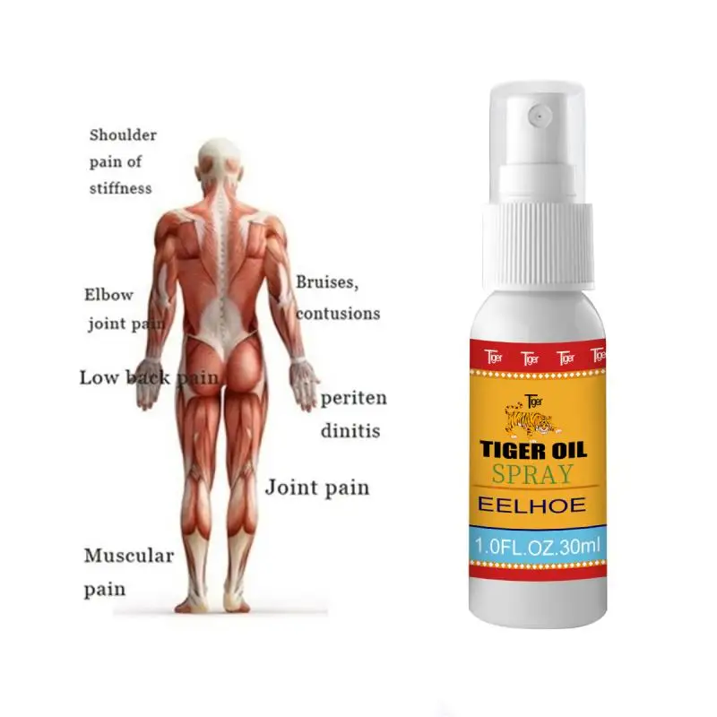 Тигровой расцветки новая картина маслом совместных спина поясница облегчение