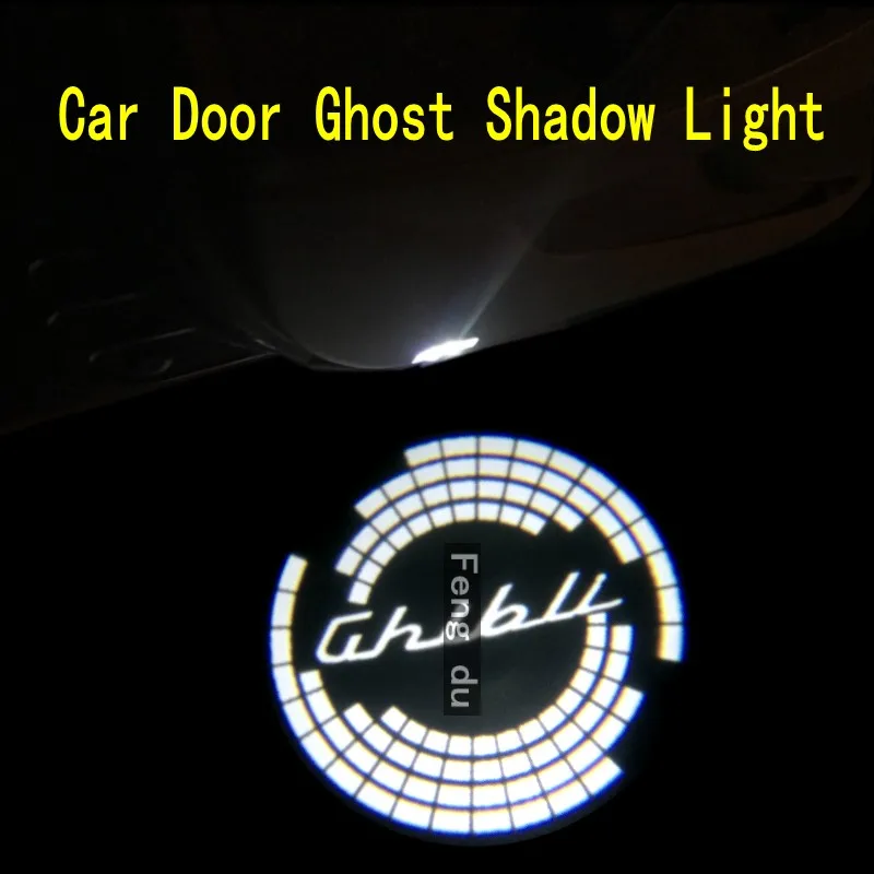 

2 шт. для 2014-2021 Ghibli светодиодный Двери Автомобиля Светильник проектор Ghost Shadow светильник Добро пожаловать светильник Предупреждение светиль...