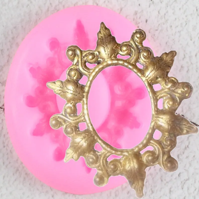 Силиконовая рамка DIY для украшения тортов из мастики рельефная глина шоколадные