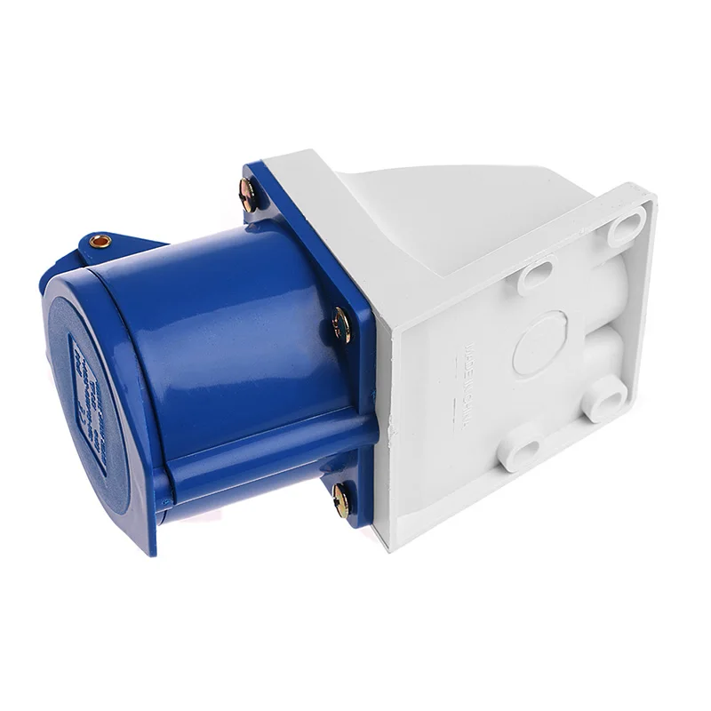 

32 Amp 3pin Industrial Socket 220V-250Volt Weatherproof IP44 Waterproof 2P+E 32A 425D