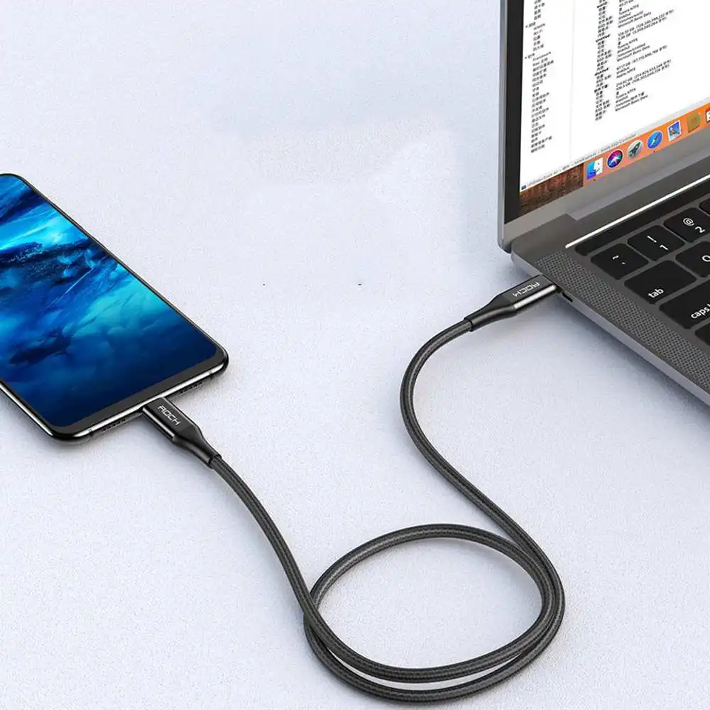ROCK usb type C кабель 5А быстрая зарядка данных type-C USB зарядное устройство для Xiaomi Mi9 huawei P30 Pro Телефон Supercharge Быстрая зарядка 3,0