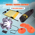 Тренировочное оборудование для игры в футбол, скоростная стремянка, регулируемый комплект для упражнений на открытом воздухе, спортивные украшения