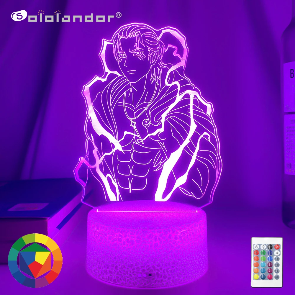 

3d Lamps Anime Attack on Titan Eren Yeager for Room Decor Light Battery Powered Kids Birthday Gifts Manga AOT Led Light Bedside