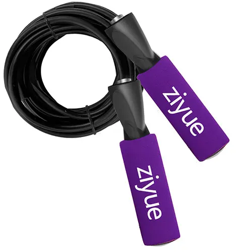 Quantity 1 Purple Ziyue 3 м Подшипник Скакалка шнур скорость фитнес похудение тренажерный зал упражнения с прыжками Оборудование Регулируемый Бокс Скакалка Спортивная Скакалка - Цвет: Quantity 1 Purple