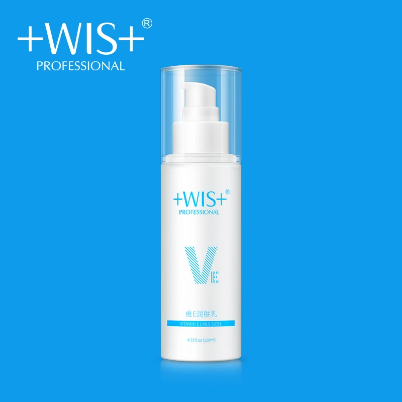 

WIS 120ml Vitamin E Emulsion Plant Essence Brighten Hydrating Face Moisturizer Whitening Cream Lotion for Face Oil Control