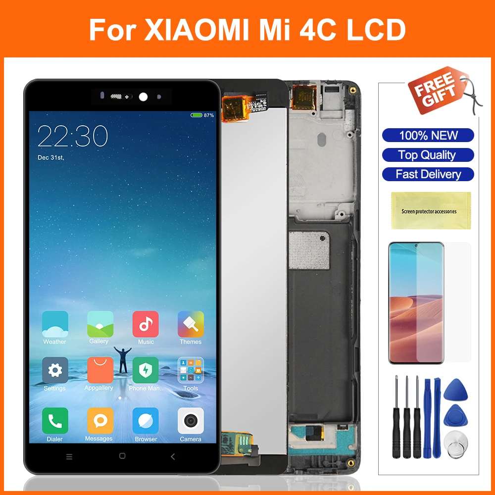 ЖК дисплей 5 0 ''для Xiaomi Mi 4C сенсорный экран дигитайзер в сборе Замена экрана для