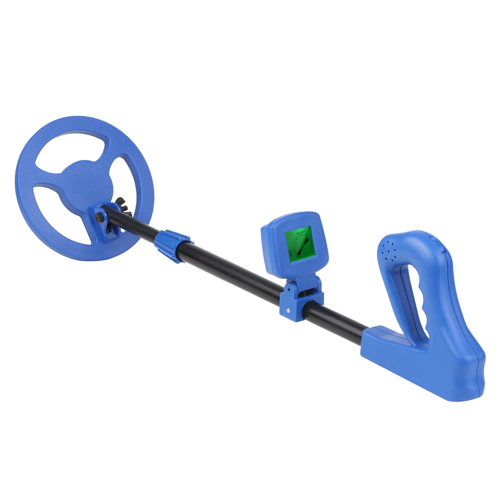 

Metal Detector Kid Gold Finder Treasure Hunter Pro Detector LCD 15-30inch Stem Sound Flash Light Alarm 15oz Lightweight