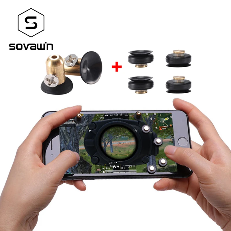 Металлический мобильный контроллер Pubg пусковая кнопка мини геймпад джойстик l1r1