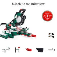 pull rod saw aluminum machine cutting saw pull rod miter saw high precision miter saw push pull household saw woodworking