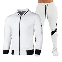 2021 new mens sportswear 2 piece mens jacket casual zipper jacket sportswear pants pullover sportswear mens suit clothing