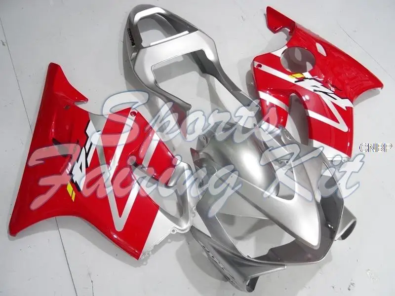 Обтекатель для CBR 600 2001 - 2003 Красный Серебряный корпус комплекты CBR600 F4i обтекатели