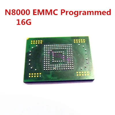 1 шт. для samsung N7000 N8000 P5100 P6800 N5100 N8010 P5110 P3100 emmc флэш память NAND с прошивкой Samsung|ic