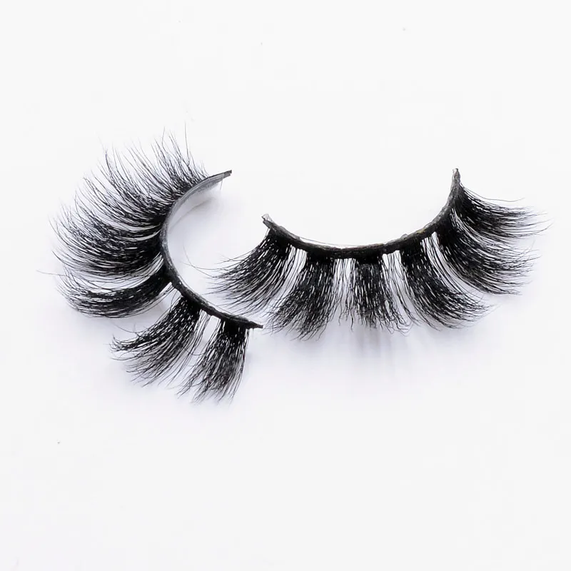 Wyuen накладные ресницы из норки ручной работы пучки макияж 5D натуральные длинные