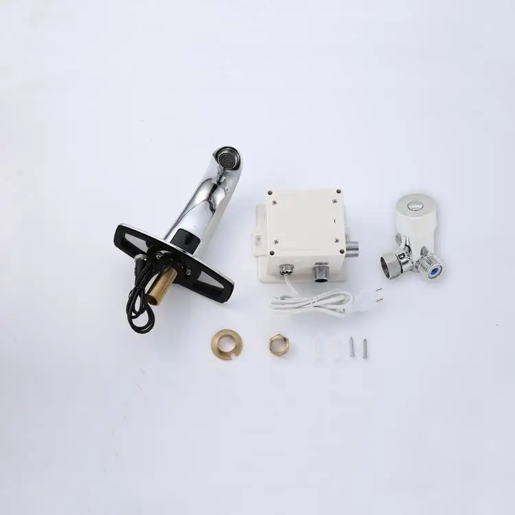 

Hot & Cold Bathroom Automatic Touch Free Sensor Faucets water saving Inductive electric Water Tap mixer battery power